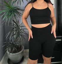 Load image into Gallery viewer, On Chill Activewear Seamless Set-Black