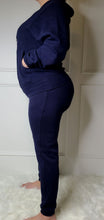 Cargar imagen en el visor de la galería, Sweat it Out Hoodie Jogger Set-Navy Blue