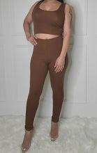 Cargar imagen en el visor de la galería, Set it Off 3 Piece Pant Set-Cognac