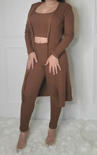 Cargar imagen en el visor de la galería, Set it Off 3 Piece Pant Set-Cognac