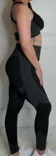 Cargar imagen en el visor de la galería, Work it Out Activewear Set-Black/Grey