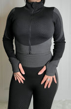 Cargar imagen en el visor de la galería, Work it Out Activewear Set-Black/Grey