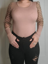 Load image into Gallery viewer, Always on Point Ribbed Bodysuit-Light Mocha
