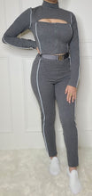 Cargar imagen en el visor de la galería, Set you Free Pant Set-Charcoal
