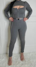 Cargar imagen en el visor de la galería, Set you Free Pant Set-Charcoal