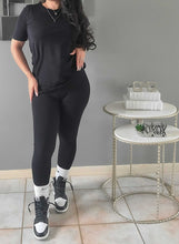 Load image into Gallery viewer, Low Key Legging Set-Black