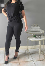 Load image into Gallery viewer, Low Key Legging Set-Black