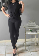Load image into Gallery viewer, Low Key Legging Set-Black