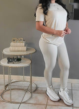 Load image into Gallery viewer, Low Key Legging Set-Beige