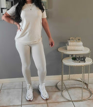 Load image into Gallery viewer, Low Key Legging Set-Beige