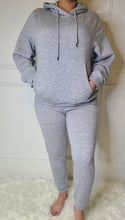 Cargar imagen en el visor de la galería, Sweat it Out Hoodie Jogger Set-Grey