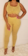 Load image into Gallery viewer, Sweet Like Honey Pant Set-Yellow
