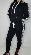Load image into Gallery viewer, Check me Out Jogger Set-Black

