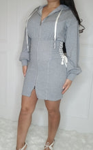 Load image into Gallery viewer, Take my Breath Away-Corset Hoodie Dress
