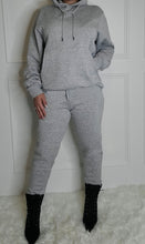 Load image into Gallery viewer, Sweat it Out Hoodie Jogger Set-Grey
