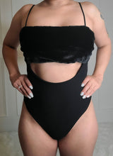 Load image into Gallery viewer, Far from a Softie Bodysuit-Black
