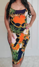 Load image into Gallery viewer, Hit Different Baroque Print Midi Dress
