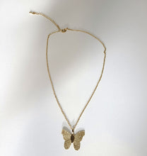 Load image into Gallery viewer, You Give Me Butterflies Necklace-Gold
